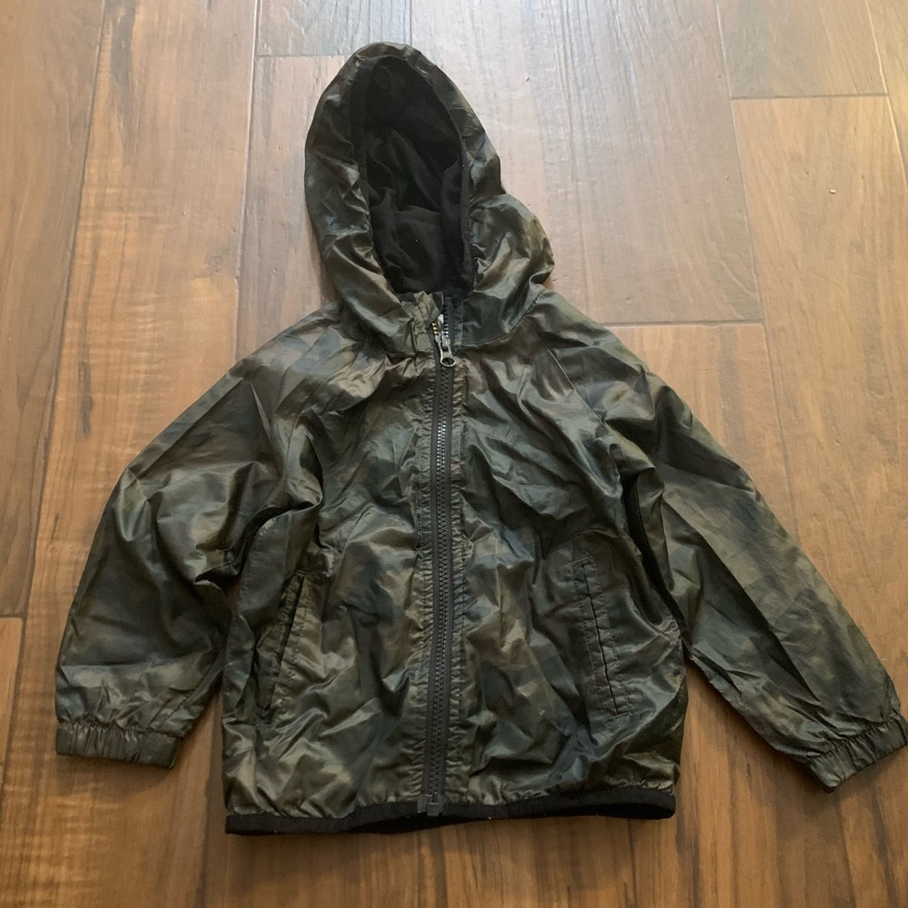 Camo windbreaker